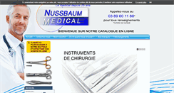 Desktop Screenshot of nussbaum-medical.fr